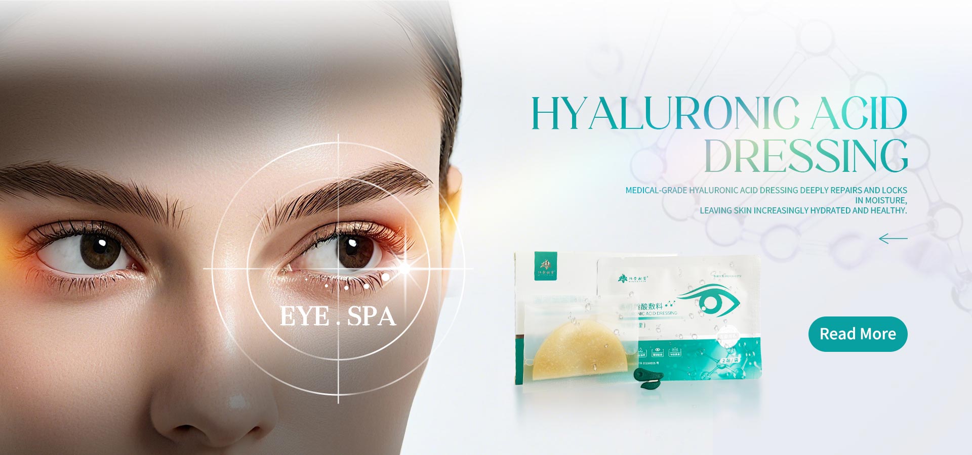 Fabrica de pansamente pentru îngrijirea ochilor cu acid hialuronic